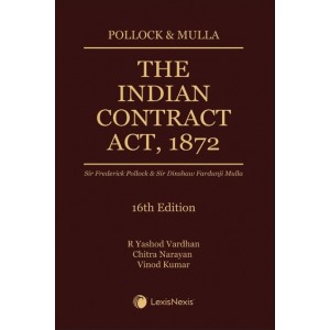Pollock & Mulla's The Indian Contract Act, 1872 [HB] by Lexisnexis